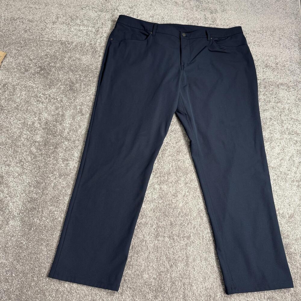 Lululemon ABC Pants Mens 44x31 Blue Stretch Chino Casual Workwear Travel